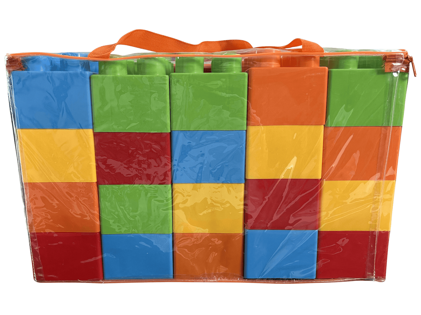 Rainbow Building Bricks - Large - 20 Pieces - Mega Bricks